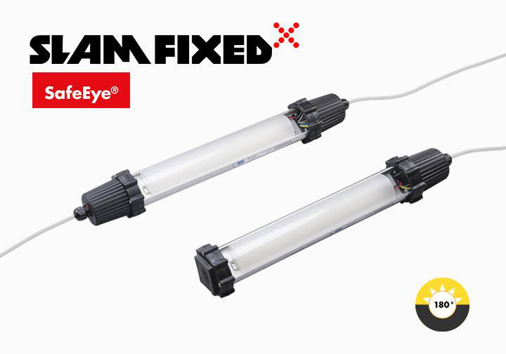 Novo 1LED ATEX area lights by Atexor Oy. Pole version and through wire model.