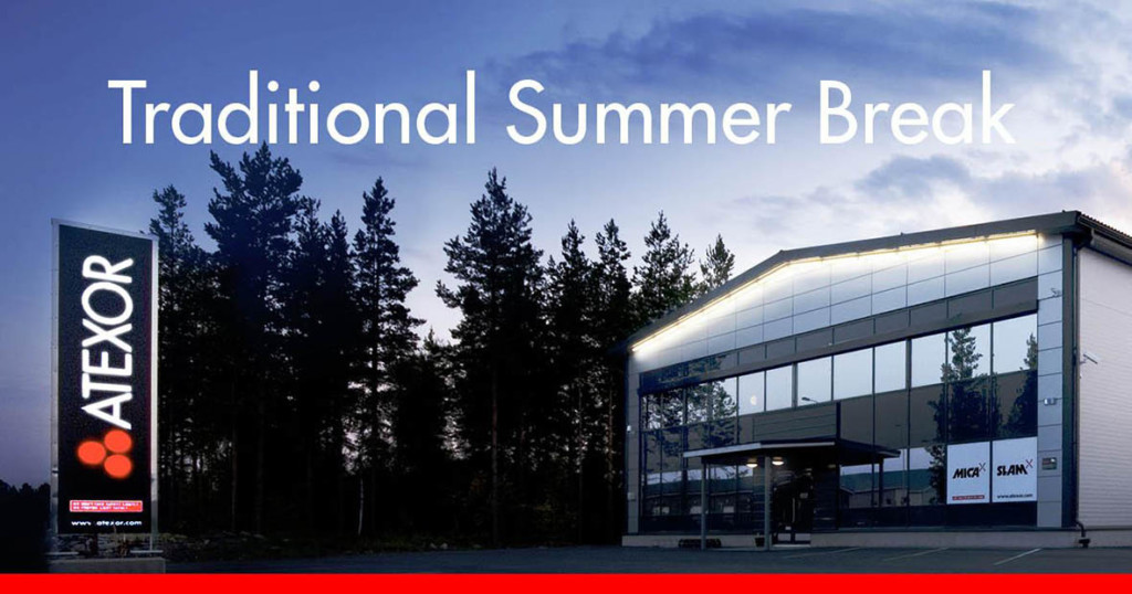 It's time for our traditional Summer Break. Atexor Finland relaxes week 30/2023.